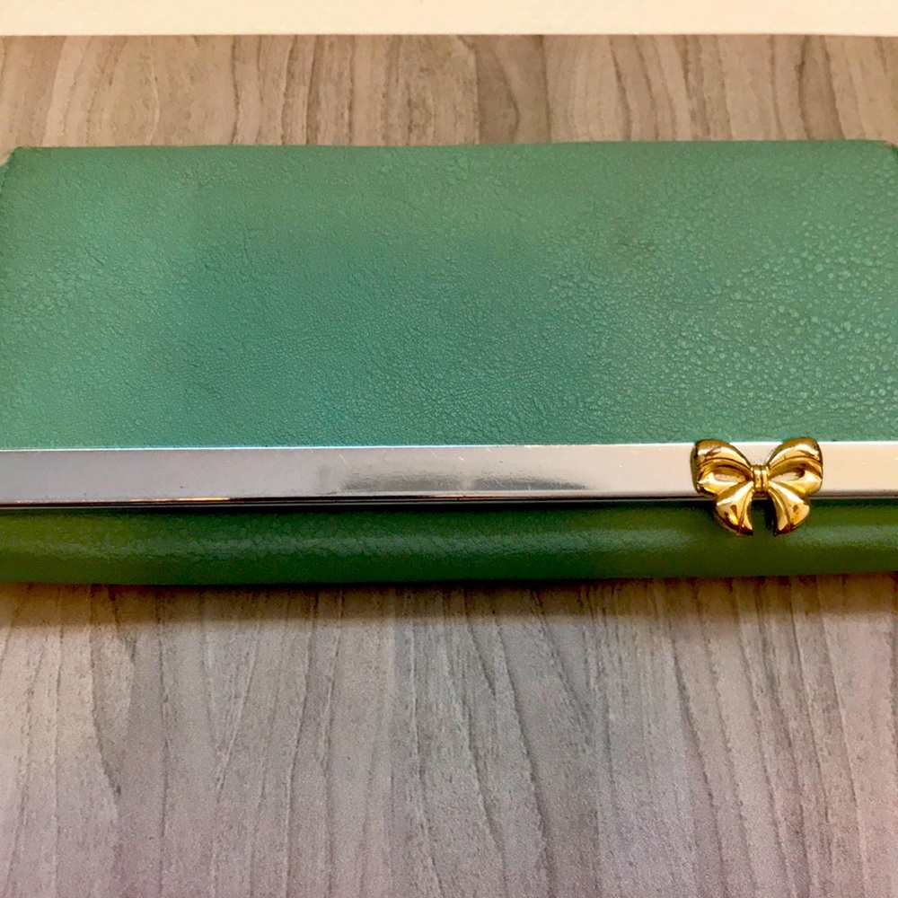 Teal wallet from Asia
